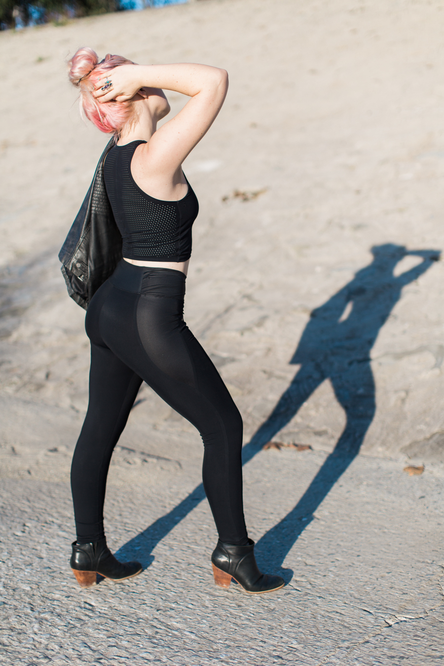 two girls, one kit: the throw it higher leggings from aday - los angeles  and palm springs wedding photographer